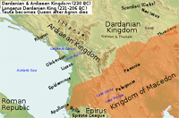 Royaume des Ardiaei sous le règne d'Agron.