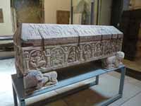 Sarcophage d'Adeloch à l'église Saint-Thomas de Strasbourg. 