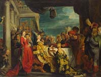 Alboïn et Rosemonde, par Pierre Paul Rubens (1615)