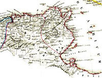 carte de la Numidie à l'époque romaine