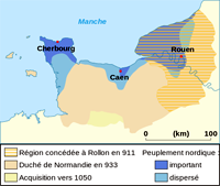 Duché de Normandie entre 911-1050