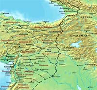 Carte de la frontière perso-byzantine img3107