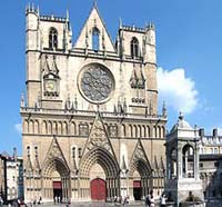 La primatiale Saint-Jean à Lyon