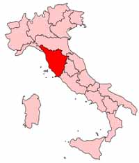 La Toscane. Source : Adalbert II de Toscane/ licence : CC BY-SA 3.0