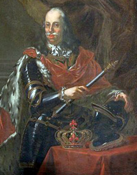 Portrait officiel de Cosme III de 'Medici, Grand-Duc de Toscane par Giovanni Gaetano Gabbiani (Galerie des Offices musée d'art à Florence)