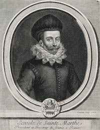 Scévole de Sainte-Marthe, président et trésorier de France à Poitiers.