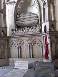 Cénotaphe dit d'Humbert aux Blanches Mains, cathédrale Saint-Jean-Baptiste de Saint-Jean-de-Maurienne.
