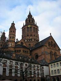 La cathédrale de Mayence aujourd'hui 