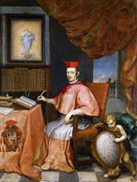 Johann Eberhard Nithard Prêtre jésuite autrichien (musée du Prado). Source : wiki/Johann Eberhard Nithard/ domaine public
