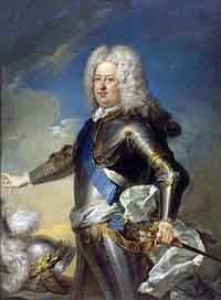 Portrait de Stanisław Ier par Jean-Baptiste van Loo, conservé au château de Versailles.