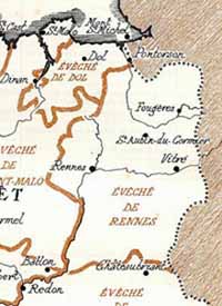 le comté de Rennes au 10ème siècle