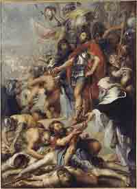 Le Triomphe de Judas Macchabée par Pierre Paul Rubens (Musée d'Arts de Nantes) . Source : wiki/Premier Livre des Maccabées/ domaine public