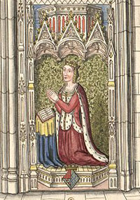 Portrait de Jeanne de France Reine consort de Navarre