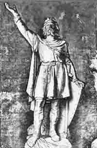 Statue d'Alain Barbetorte, œuvre d'Amédée Ménard, exposée en 2008 au Musée Dobrée de Nantes. 