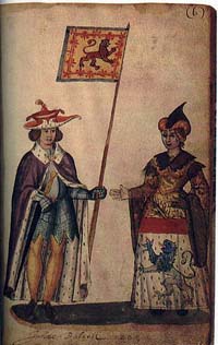 Isabelle de Warenne et son époux Jean Balliol