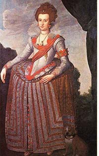 Anne-Catherine de Brandebourg Princesse de Brandebourg-Reine consort de Danemark-Norvège. (musée national d'histoire du château de Frederiksborg Danemark) Source : wiki/Anne-Catherine de Brandebourg/ domaine public