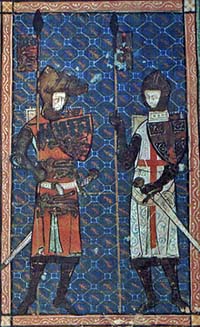 Le comte de Lancastre Edmond Plantagenêt