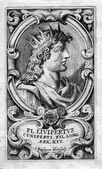 Liutpert ou Liutbert Roi des Lombards d'Italie Liutpert ou Liutbert Roi des Lombards d'Italie