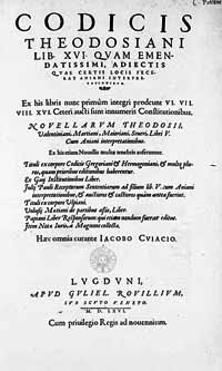 Iulius Paulus dit Paul Avocat et juriste romain au début du 3ème siècle auteur du Codex Theodosianus. Source : wiki/Paul (juriste)/ domaine public