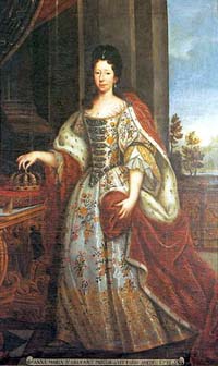 Portrait d'Anne Marie d'Orléans (1669-1728), reine de Sardaigne (Château de Racconigi Demeure de la Maison Royale de Savoie)