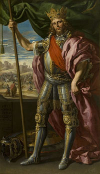 Portrait de Théodoric 1er Roi des Wisigoths de 418 à 451 (Musée du Prado)