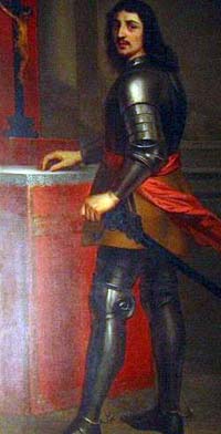 Peinture représentant Guillaume 1er de Bourgogne dit Guillaume le Grand ou Tête Hardie Comte de Bourgogne, comte de Mâcon et père du Pape Calixte II dans la cathédrale Saint-Jean de l'archevêché de Besançon. Source : wiki/Guillaume Ier de Bourgogne