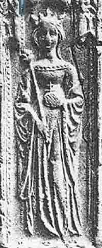 Maria López de Luna. Reine consort d'Aragon (Les sceaux des reines d'Aragon (12-16ème siècles).