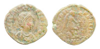 Pièce de monnaie d'Eudoxia Ælia Impératrice d'Orient.