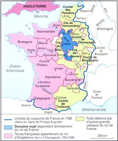 La France au 12ème siècle